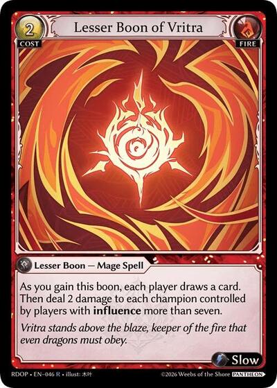Lesser Boon of Vritra