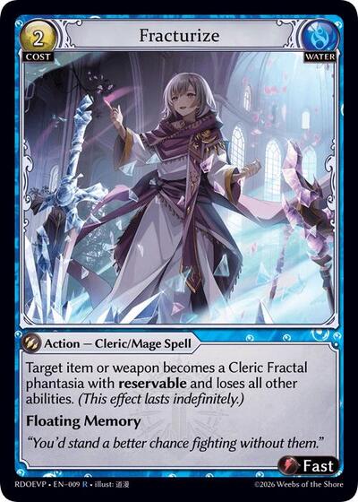 Fracturize RDO 4枚 grand archive Fracturize - GRANDARCHIVE Price & Predictions | TCG Collector Tools
