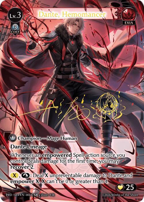 Dante, Hemomancer (CSR)