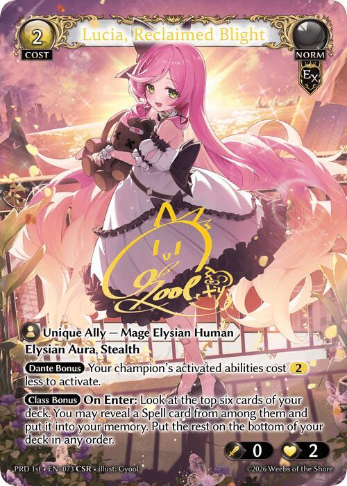 Lucia, Reclaimed Blight (CSR)