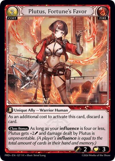 Plutus, Fortune's Favor