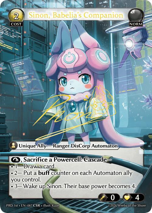 Sinon, Babelia's Companion (CSR)