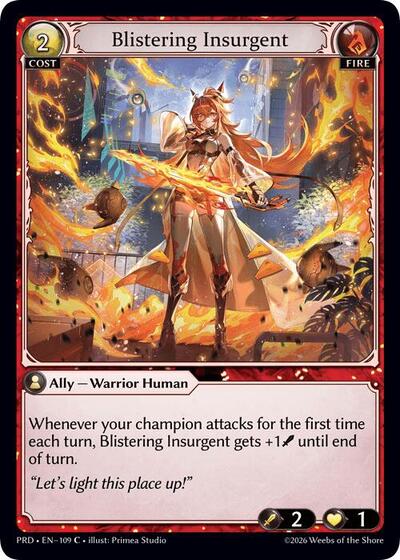 Blistering Insurgent (Interference Curio Foil)