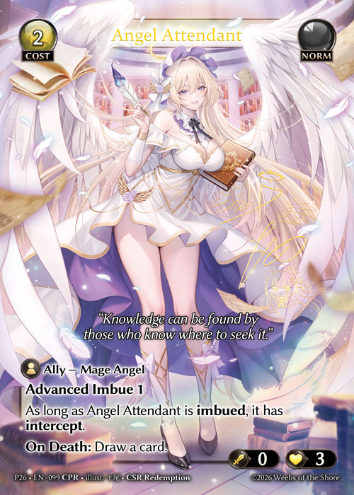 Angel Attendant - Promotional 2026 Grand Archive spoiler