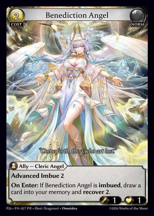Benediction Angel - Promotional 2026 Grand Archive spoiler
