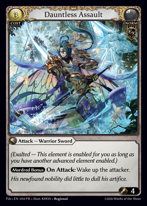 Dauntless Assault - Promotional 2026 Grand Archive spoiler
