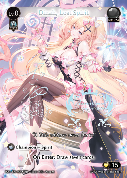 Dinah, Lost Spirit - Promotional 2026 Grand Archive spoiler