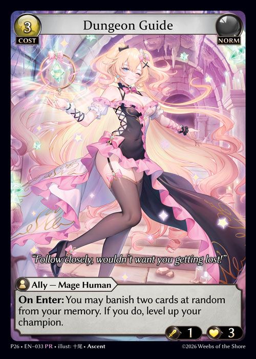Dungeon Guide - Promotional 2026 Grand Archive spoiler