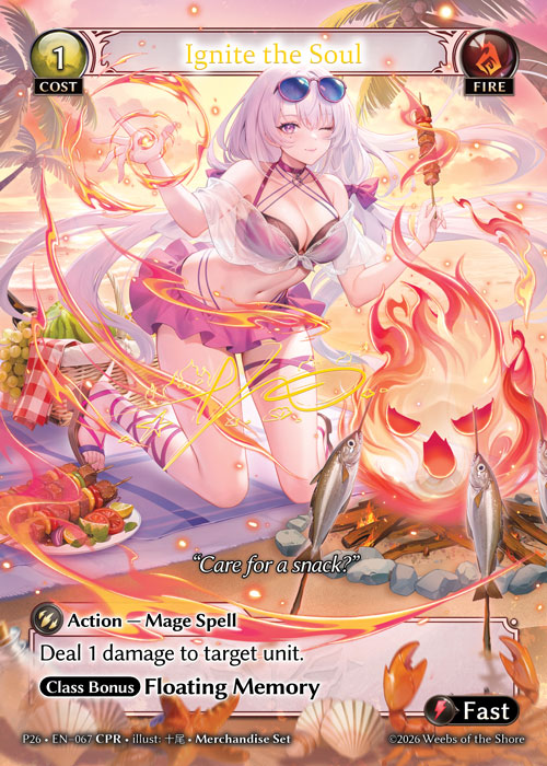 Ignite the Soul - Promotional 2026 Grand Archive spoiler