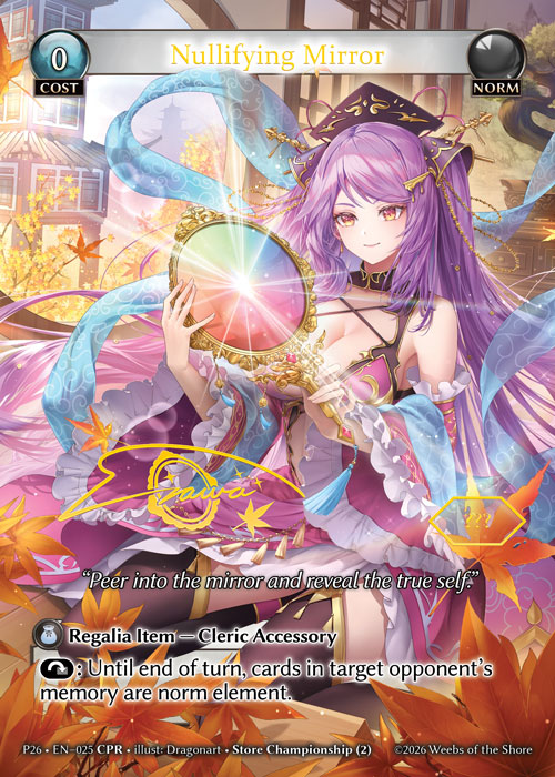 Nullifying Mirror - Promotional 2026 Grand Archive spoiler