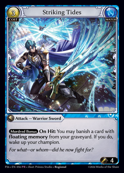 Striking Tides - Promotional 2026 Grand Archive spoiler
