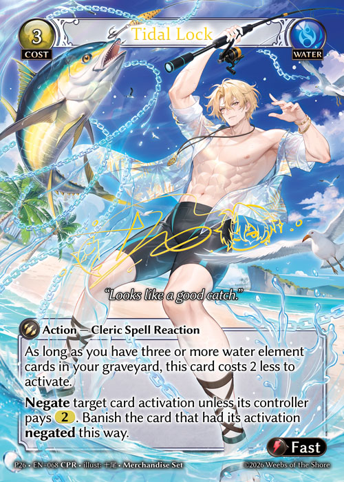 Tidal Lock - Promotional 2026 Grand Archive spoiler