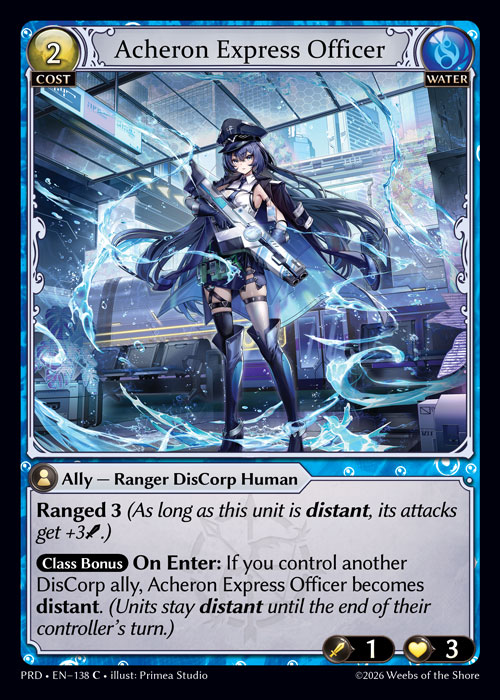 Acheron Express Officer - .asphodel/paradise Grand Archive spoiler
