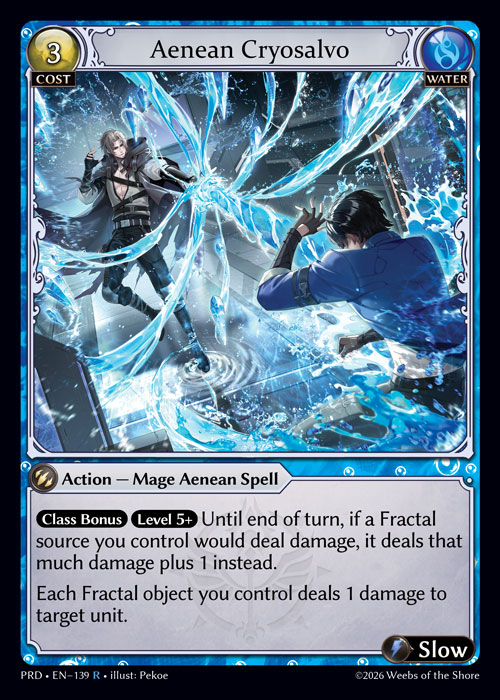 Aenean Cryosalvo - .asphodel/paradise Grand Archive spoiler