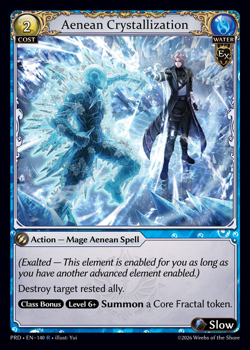 Aenean Crystallization - .asphodel/paradise Grand Archive spoiler
