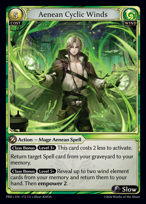 Aenean Cyclic Winds - .asphodel/paradise Grand Archive spoiler