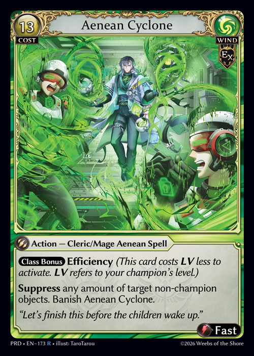 Aenean Cyclone - .asphodel/paradise Grand Archive spoiler