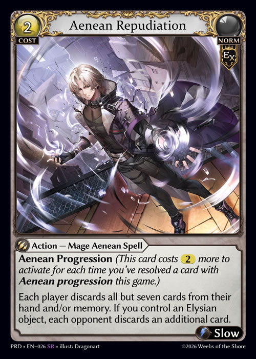 Aenean Repudiation - .asphodel/paradise Grand Archive spoiler