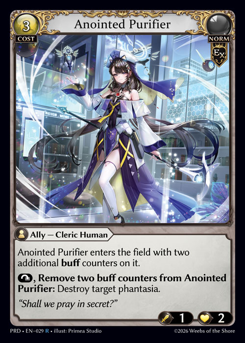 Anointed Purifier - .asphodel/paradise Grand Archive spoiler