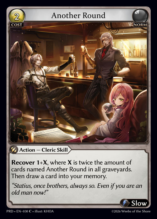 Another Round - .asphodel/paradise Grand Archive spoiler