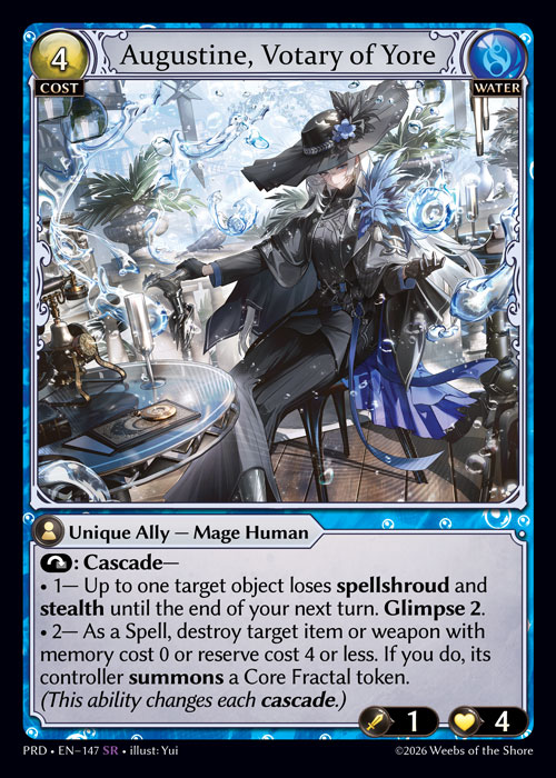 Augustine, Votary of Yore - .asphodel/paradise Grand Archive spoiler