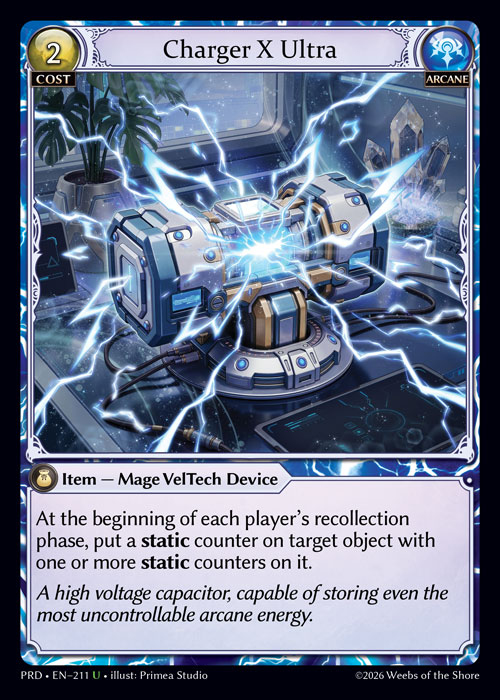 Charger X Ultra - .asphodel/paradise Grand Archive spoiler