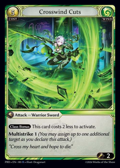 Crosswind Cuts - .asphodel/paradise Grand Archive spoiler