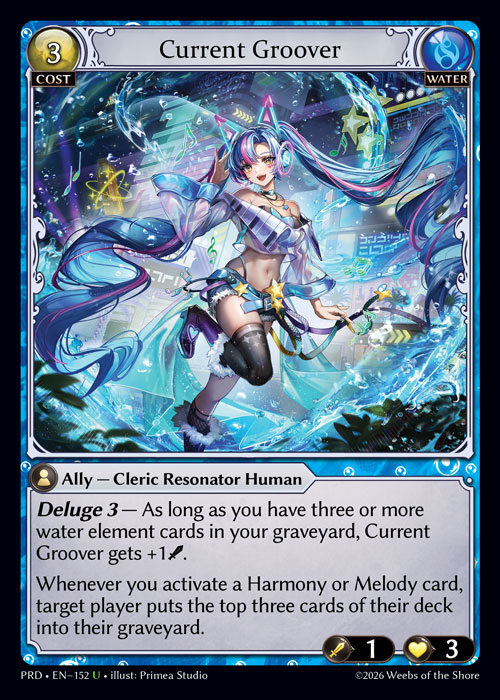 Current Groover - .asphodel/paradise Grand Archive spoiler