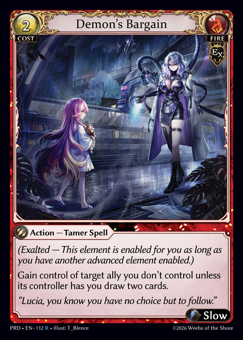Demon's Bargain - .asphodel/paradise Grand Archive spoiler