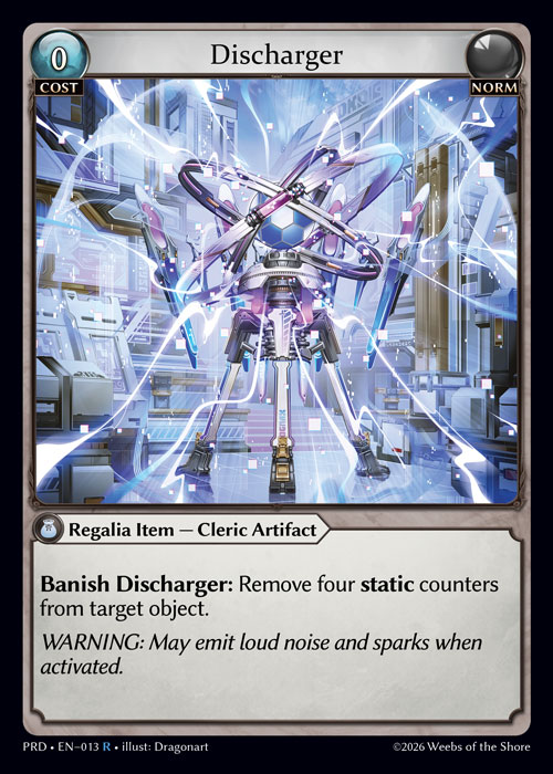 Discharger - .asphodel/paradise Grand Archive spoiler