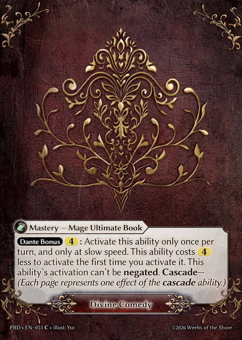 Divine Comedy - .asphodel/paradise Grand Archive spoiler