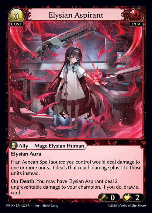 Elysian Aspirant - .asphodel/paradise Grand Archive spoiler