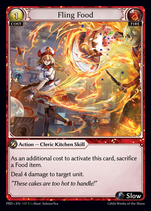 Fling Food - .asphodel/paradise Grand Archive spoiler