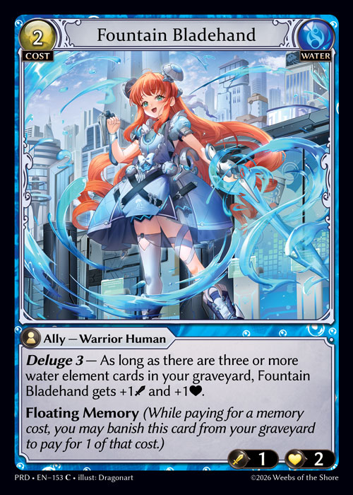 Fountain Bladehand - .asphodel/paradise Grand Archive spoiler