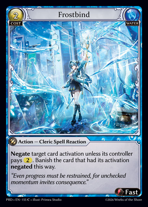 Frostbind - .asphodel/paradise Grand Archive spoiler