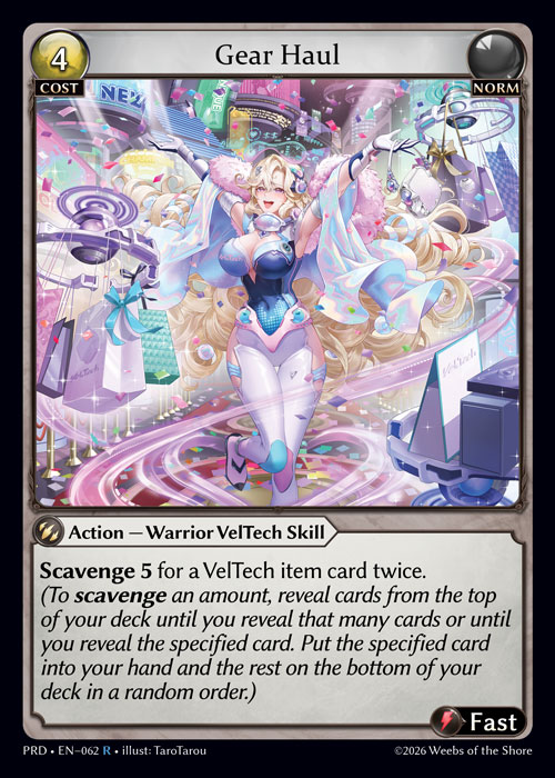 Gear Haul - .asphodel/paradise Grand Archive spoiler