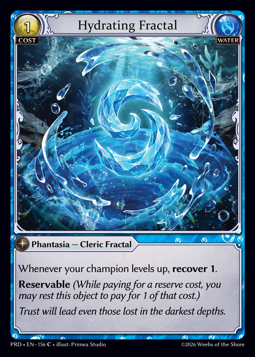 Hydrating Fractal - .asphodel/paradise Grand Archive spoiler