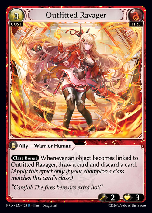 Outfitted Ravager - .asphodel/paradise Grand Archive spoiler