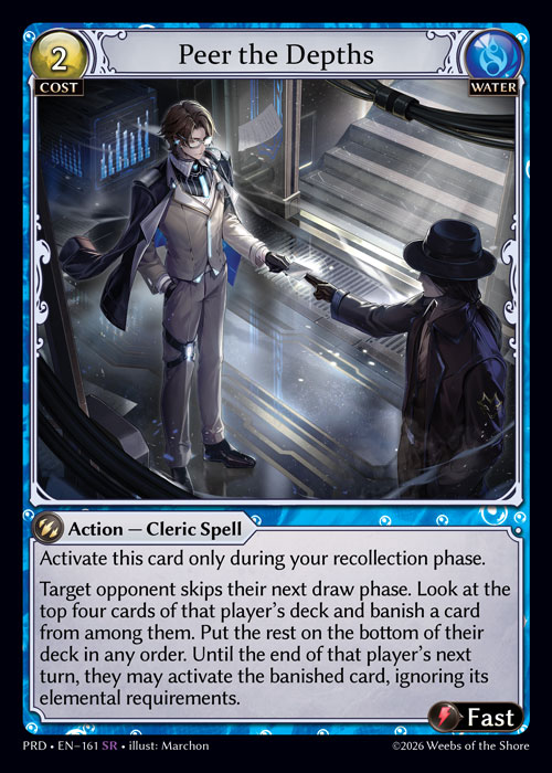 Peer the Depths - .asphodel/paradise Grand Archive spoiler