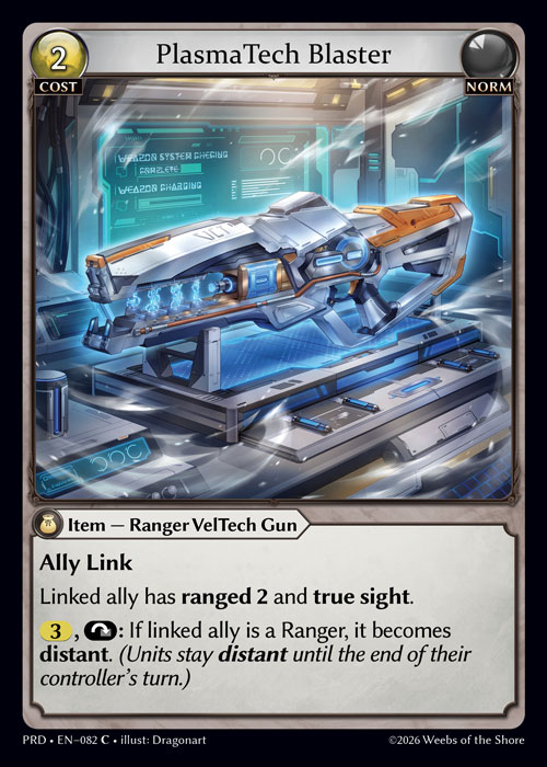 PlasmaTech Blaster - .asphodel/paradise Grand Archive spoiler