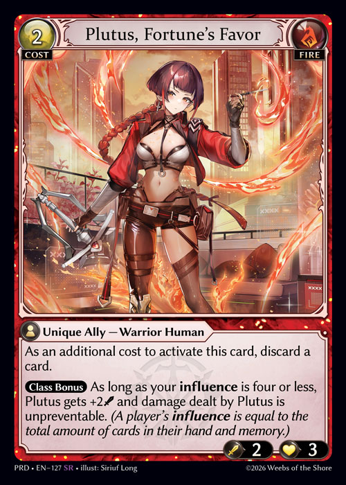 Plutus, Fortune's Favor - .asphodel/paradise Grand Archive spoiler
