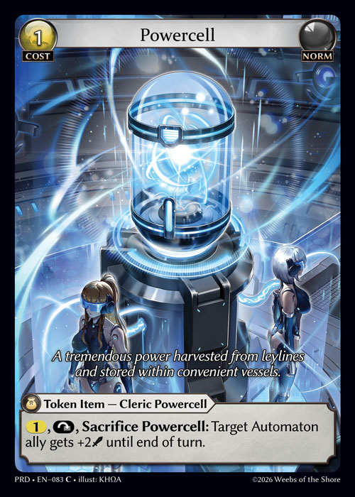 Powercell - .asphodel/paradise Grand Archive spoiler