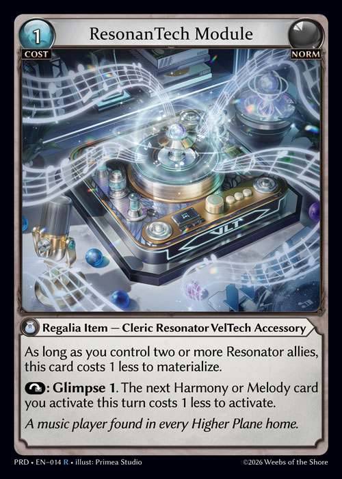 ResonanTech Module - .asphodel/paradise Grand Archive spoiler