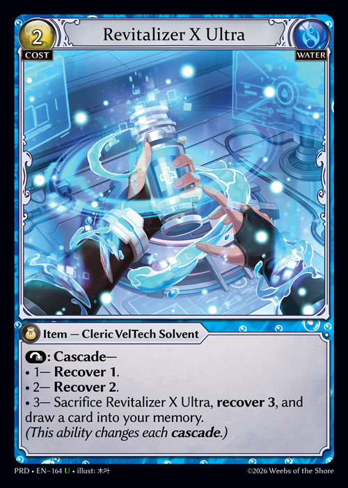 Revitalizer X Ultra - .asphodel/paradise Grand Archive spoiler