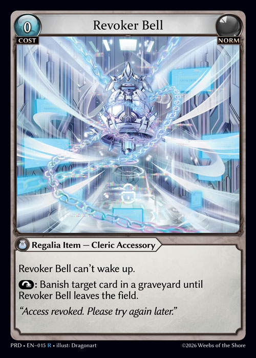 Revoker Bell - .asphodel/paradise Grand Archive spoiler