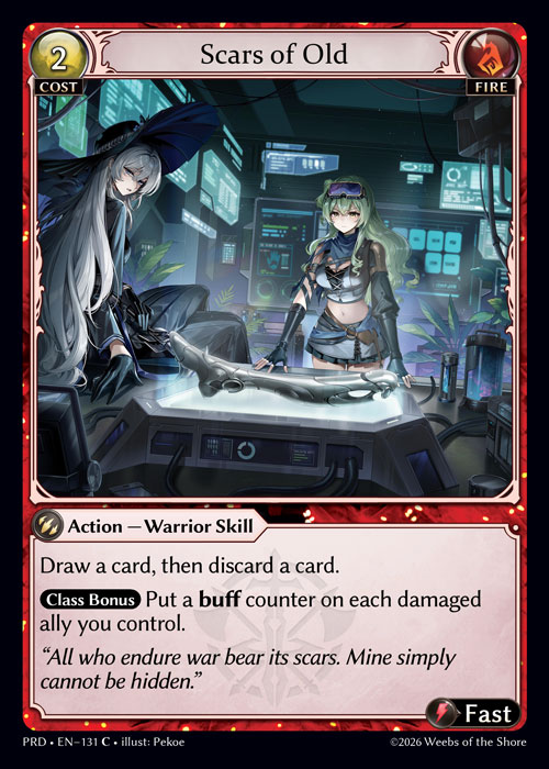 Scars of Old - .asphodel/paradise Grand Archive spoiler