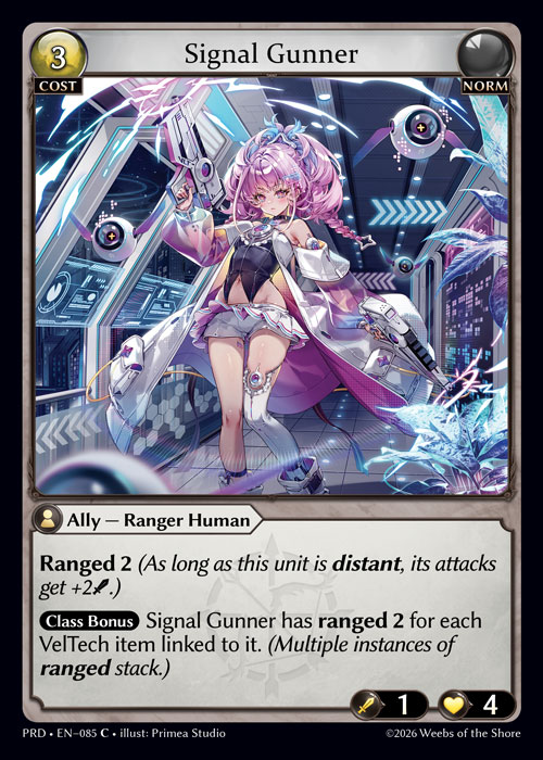 Signal Gunner - .asphodel/paradise Grand Archive spoiler