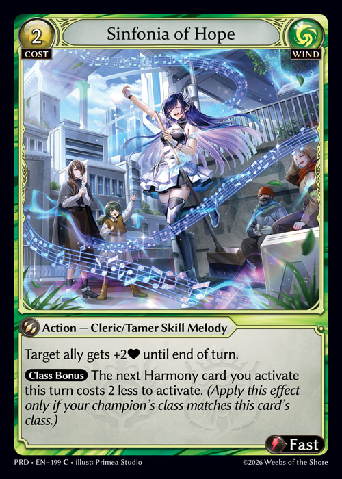 Sinfonia of Hope - .asphodel/paradise Grand Archive spoiler