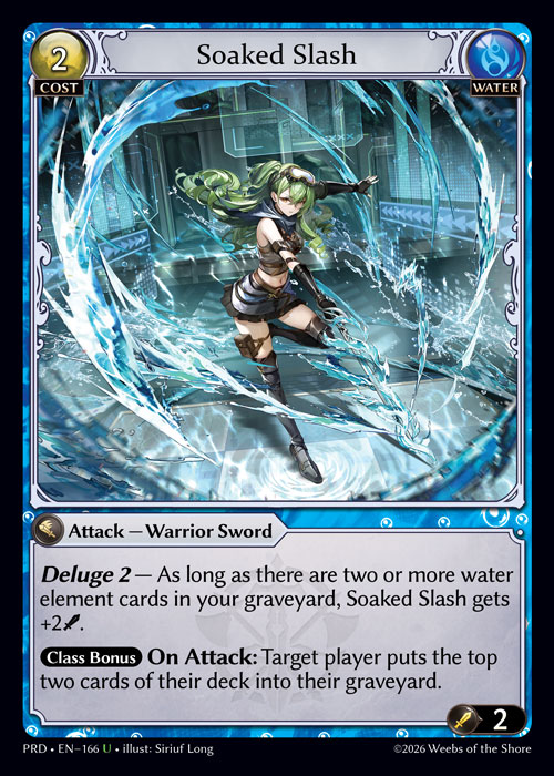 Soaked Slash - .asphodel/paradise Grand Archive spoiler