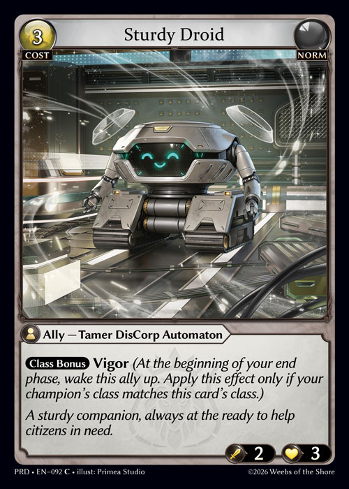 Sturdy Droid - .asphodel/paradise Grand Archive spoiler